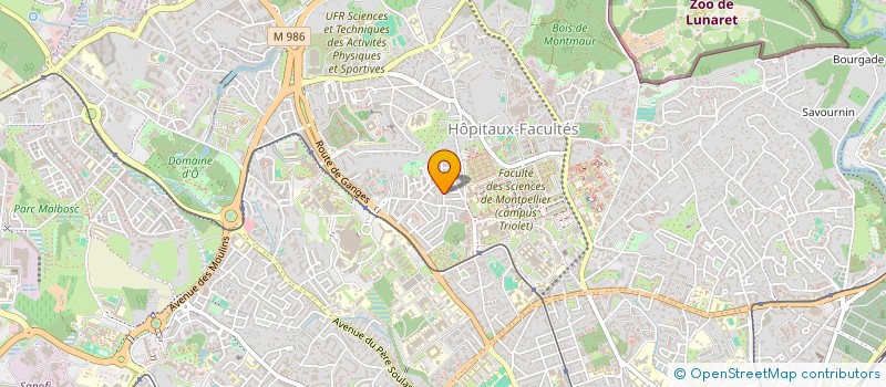 localisation de l'entreprise MADAME MAELLE MAZZANI à MONTPELLIER