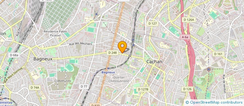 localisation de l'entreprise MADAME MAELLE MERMOUD  CACHAN