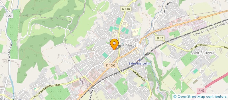 localisation de l'entreprise MADAME MAELLE MOCELLIN  SAINT-MARCELLIN