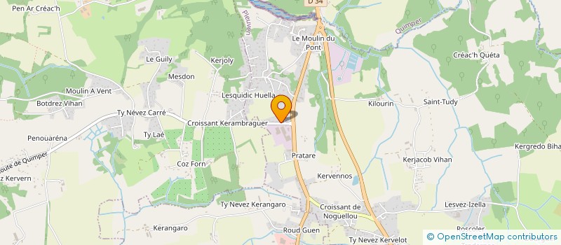 localisation de l'entreprise MADAME MAELLE MOTTIER  PLEUVEN