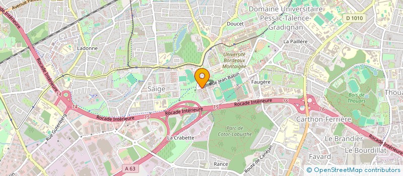 localisation de l'entreprise MADAME MAELLE NAFRECHOUX  PESSAC