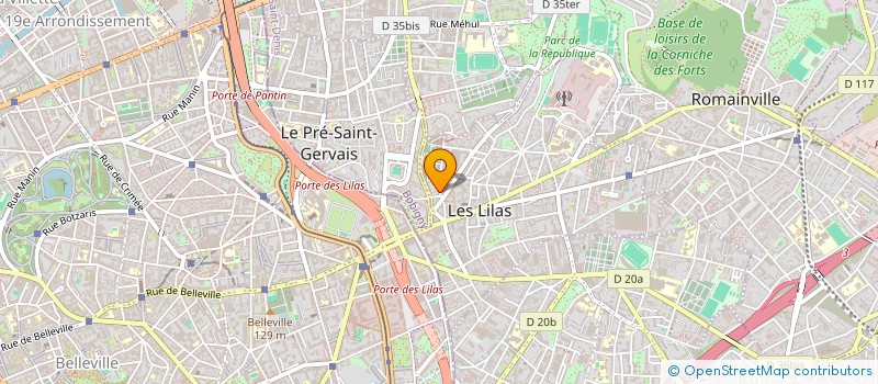 localisation de l'entreprise MADAME MAELLE NIJEAN à LES LILAS
