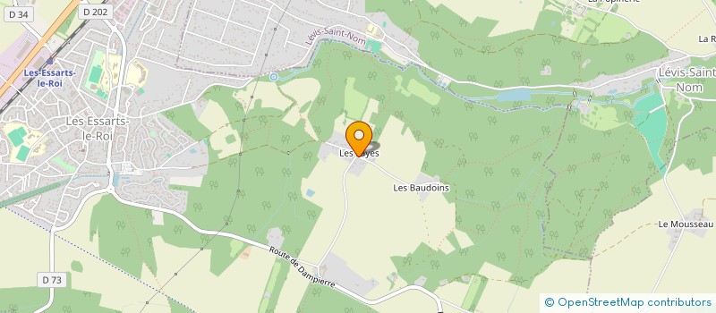 localisation de l'entreprise MADAME MAELLE NORTIER  LES ESSARTS-LE-ROI