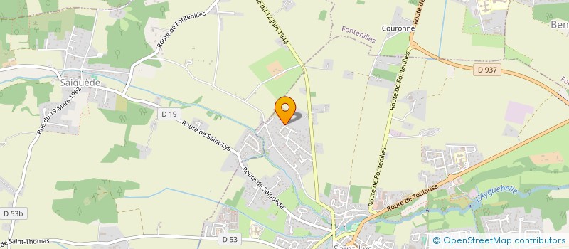 localisation de l'entreprise MADAME MAELLE OBIN  SAINT-LYS