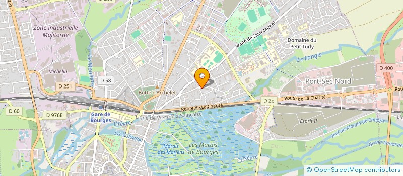 localisation de l'entreprise MADAME MAELLE PERRY  BOURGES