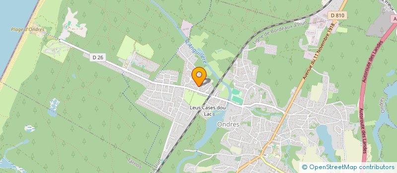 localisation de l'entreprise MADAME MAELLE PIVERT  ONDRES