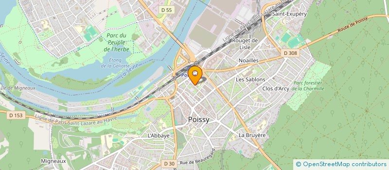 localisation de l'entreprise MADAME MAELLE POMIAN à POISSY
