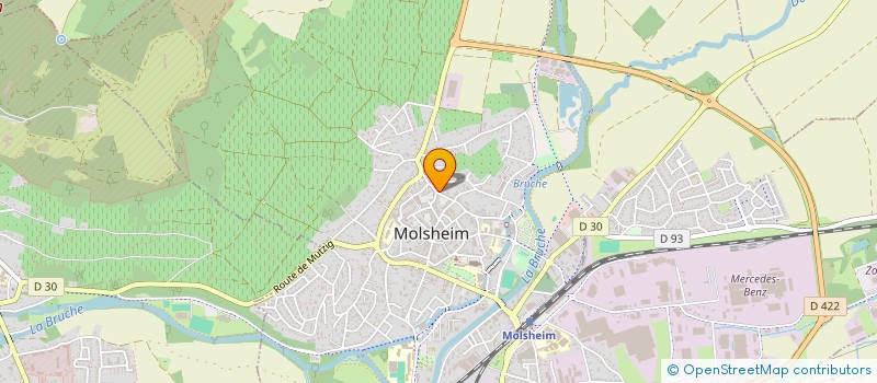 localisation de l'entreprise MADAME MAELLE ROLLER à MOLSHEIM