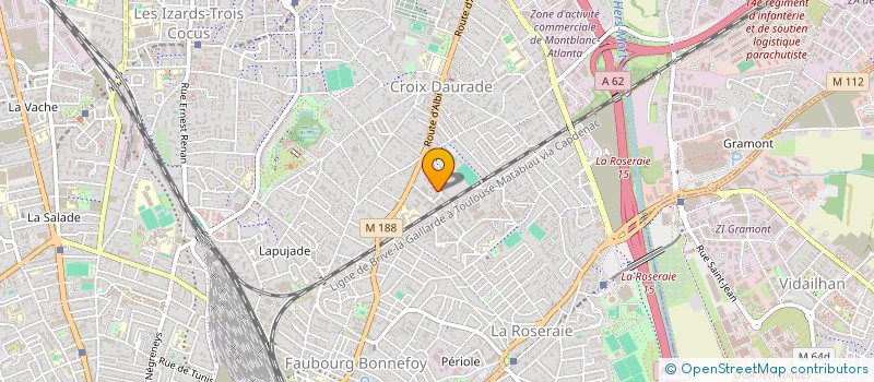 localisation de l'entreprise MADAME MAELLE ROMANA  TOULOUSE