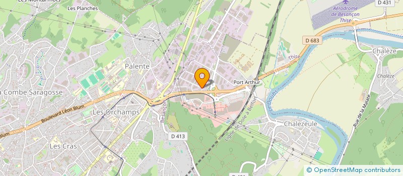 localisation de l'entreprise MADAME MAELLE ROUSSELOT  BESANCON