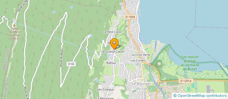 localisation de l'entreprise MADAME MAELLE SAILLANT  LE BOURGET-DU-LAC