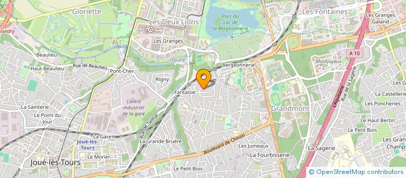 localisation de l'entreprise MADAME MAELLE SARCE  JOUE-LES-TOURS