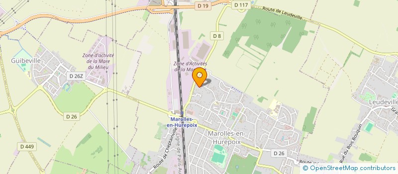 localisation de l'entreprise MADAME MAELLE SCHARRE  LEUDEVILLE