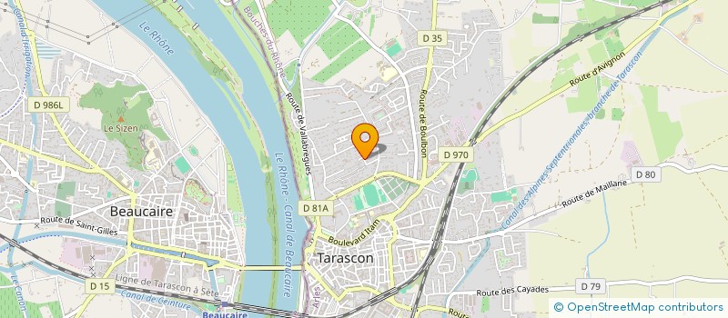 localisation de l'entreprise MADAME MAELLE SEGUIN  TARASCON