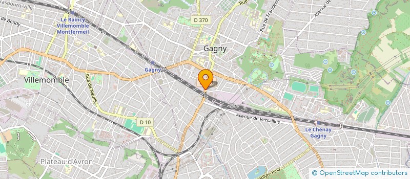 localisation de l'entreprise MADAME MAELLE SEIL  GAGNY