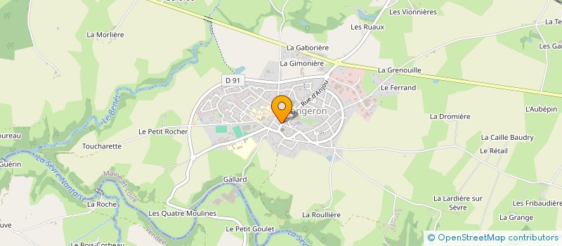 localisation de l'entreprise MADAME MAELLE THEAUDIERE à MONTREVAULT-SUR-EVRE