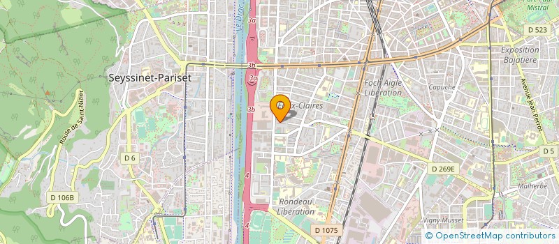 localisation de l'entreprise MADAME MAELLE THOURET à GRENOBLE