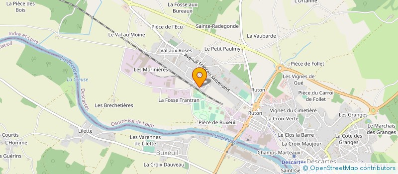 localisation de l'entreprise MADAME MAELLE TIBLE  DESCARTES