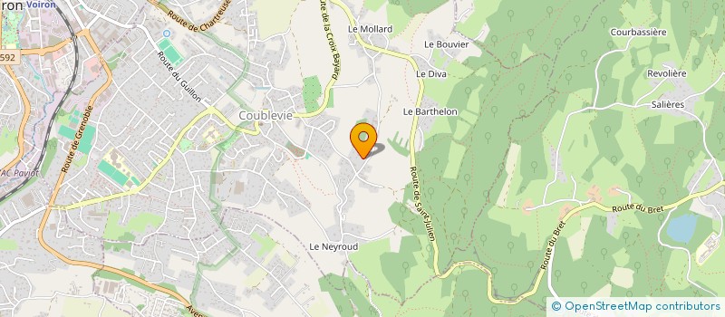 localisation de l'entreprise MADAME MAELLE TURBET DELOF  COUBLEVIE