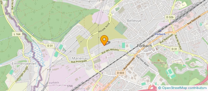 localisation de l'entreprise MADAME MAELLE VAGNER  FORBACH