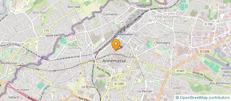 localisation de l'entreprise MADAME MAELLE VAILLE  ANNEMASSE