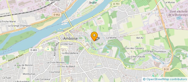 localisation de l'entreprise MADAME MAELLE VIBERT  AMBOISE