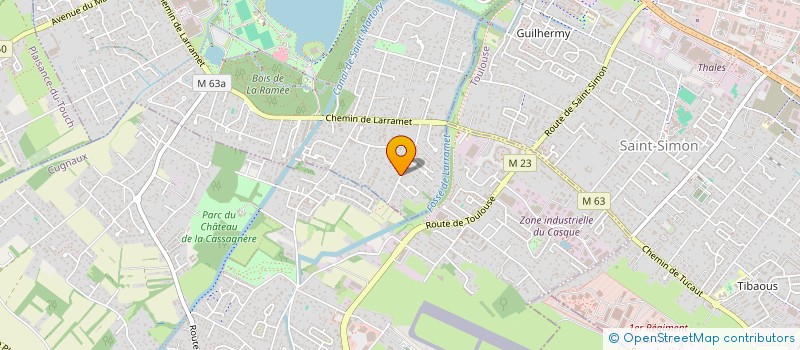 localisation de l'entreprise MADAME MAELLE VIDONI  TOURNEFEUILLE