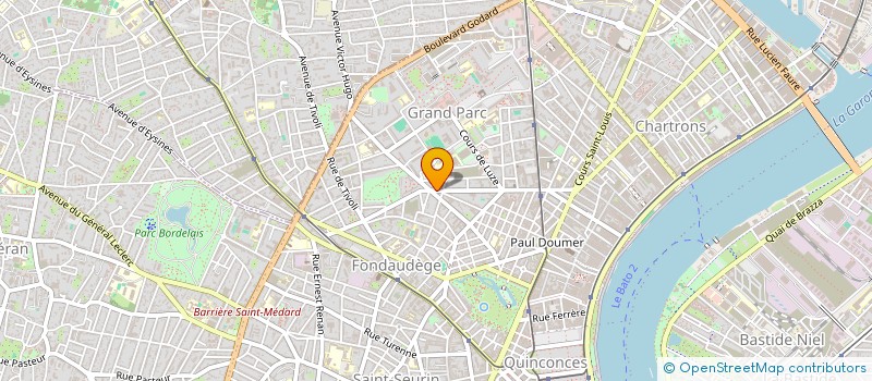 localisation de l'entreprise MADAME MAELLIE LABARTHE  BORDEAUX