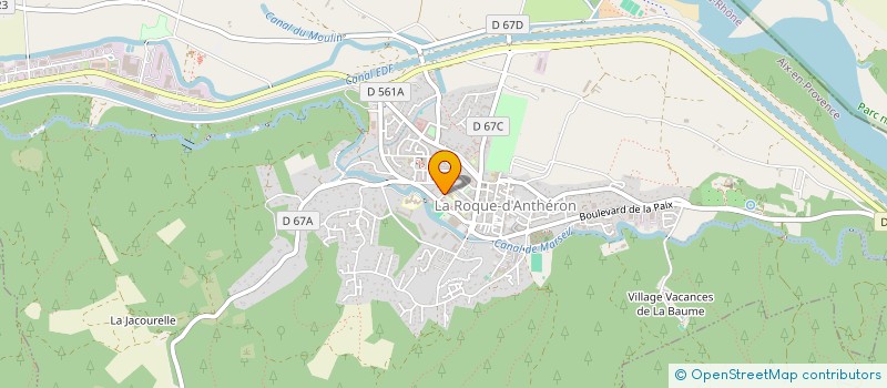 localisation de l'entreprise MADAME MAELLIS HOLYST  LA ROQUE-D'ANTHERON