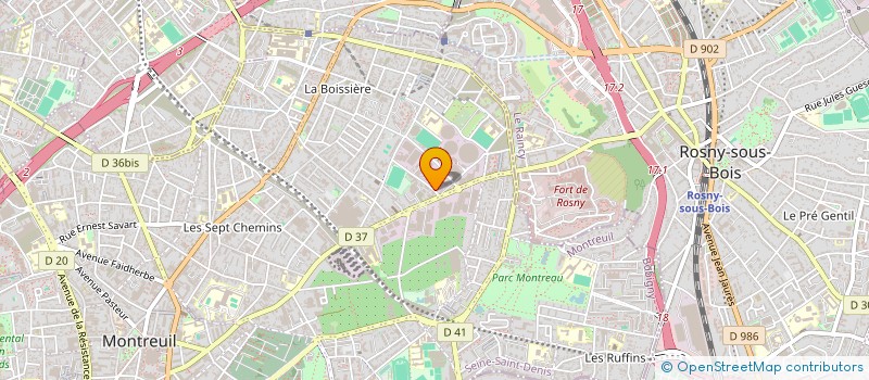 localisation de l'entreprise MADAME MAELLY HOMAND  MONTREUIL