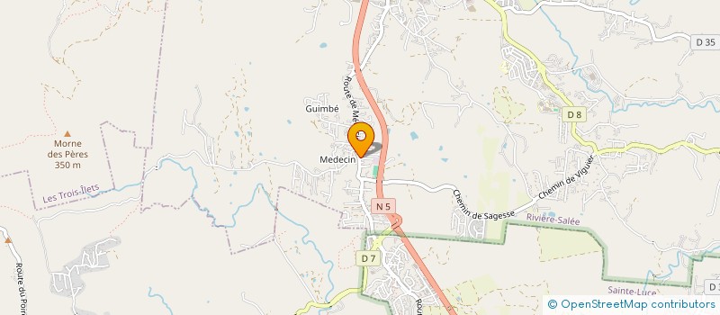 localisation de l'entreprise MADAME MAELLY SOUNDOROM MOUTAMALLE  RIVIERE-SALEE