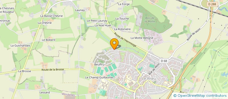 localisation de l'entreprise MADAME MAELWENN PICHARD  LE RHEU