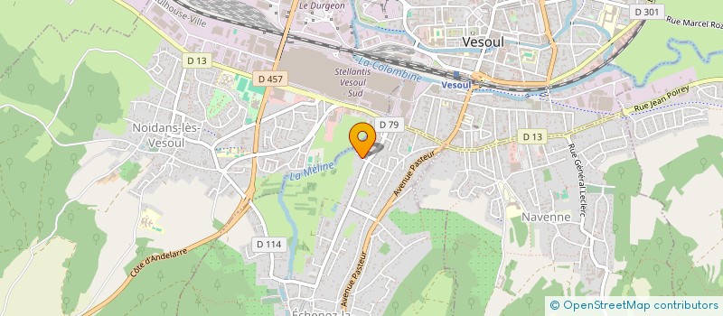 localisation de l'entreprise MADAME MAELY BOGLIONI  ECHENOZ-LA-MELINE