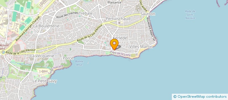 localisation de l'entreprise MADAME MAELY HURUGUEN  SAINT-NAZAIRE