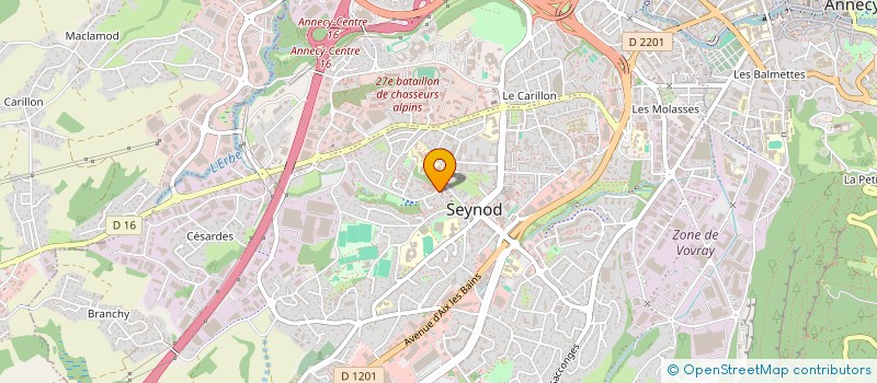 localisation de l'entreprise MADAME MAELY PEROLINI  RUMILLY