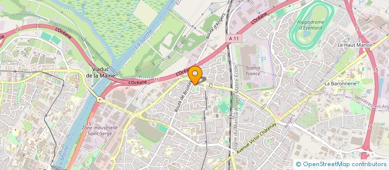 localisation de l'entreprise MADAME MAELYS ALLIER à ANGERS