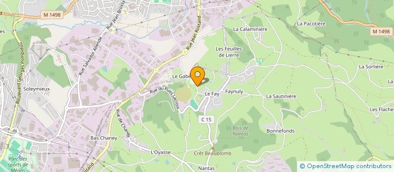 localisation de l'entreprise MADAME MAELYS ALVES DE OLIVEIRA  SAINT-JEAN-BONNEFONDS