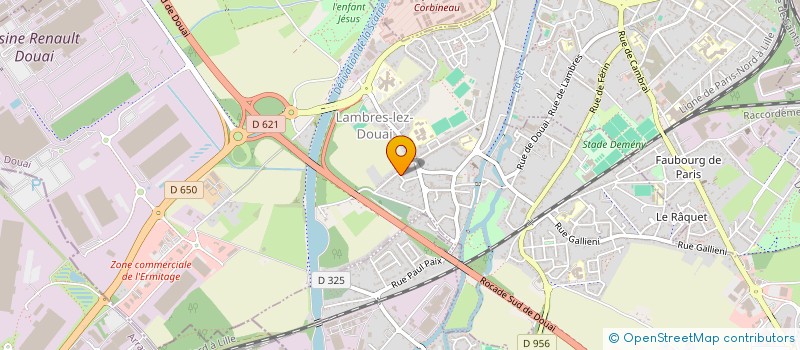 localisation de l'entreprise MADAME MAELYS BAR  LAMBRES-LEZ-DOUAI