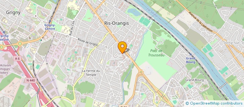 localisation de l'entreprise MADAME MAELYS BELAHCEL à RIS-ORANGIS
