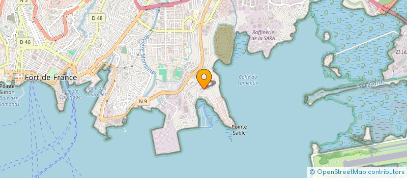 localisation de l'entreprise MADAME MAELYS BERENICE  FORT-DE-FRANCE