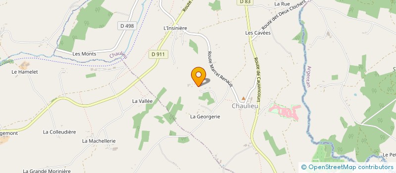 localisation de l'entreprise MADAME MAELYS BIDEL  CHAULIEU