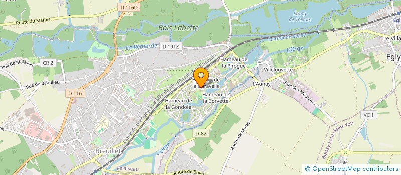 localisation de l'entreprise MADAME MAELYS BON  BREUILLET