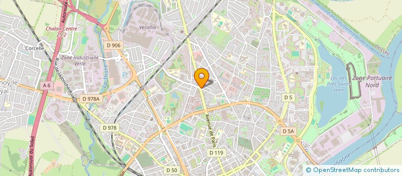 localisation de l'entreprise MADAME MAELYS BONNET  CHALON-SUR-SAONE