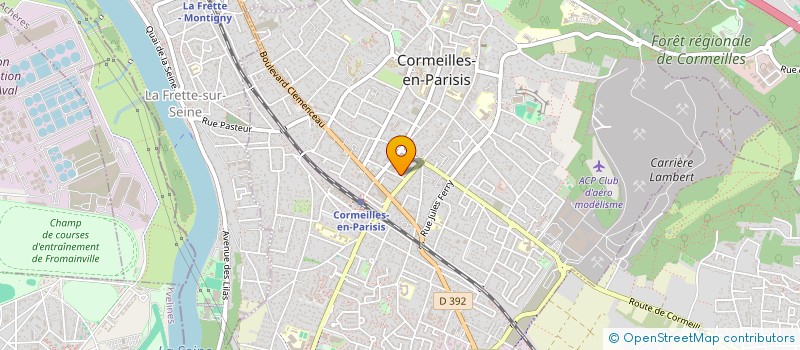 localisation de l'entreprise MADAME MAELYS BOUGRAT  CORMEILLES-EN-PARISIS