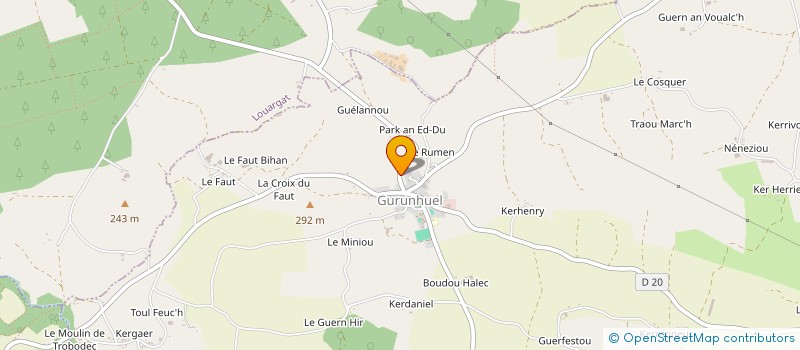 localisation de l'entreprise MADAME MAELYS BOURRAT  GURUNHUEL