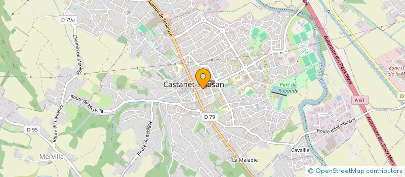 localisation de l'entreprise MADAME MAELYS BRUNETEAU à CASTANET-TOLOSAN