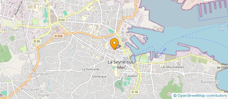 localisation de l'entreprise MADAME MAELYS CHABANNES  LA SEYNE-SUR-MER