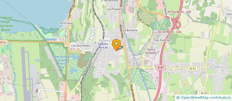 localisation de l'entreprise MADAME MAELYS CHAN-TAVE à VIVIERS-DU-LAC