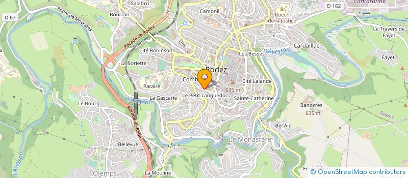 localisation de l'entreprise MADAME MAELYS CHAVERNAC à RODEZ
