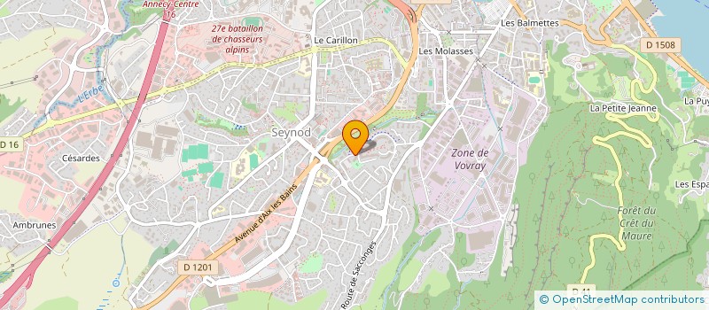 localisation de l'entreprise MADAME MAELYS CHAVET  SEVRIER